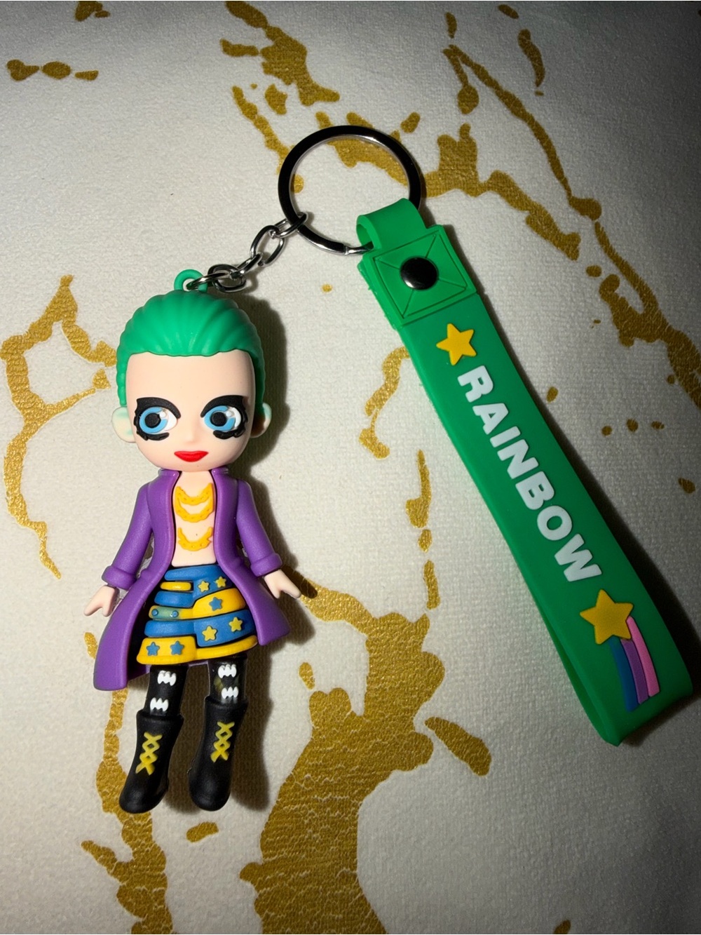 Rainbow Doll Keychain
